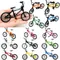 Cool Mountain Bike bicicletta per 1:12 accessori per bambole casa delle bambole articoli in