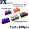 50/100pcs Fusibile Standard Lama Media Fusibile Per Auto Fusibili Auto Auto 1A 2A 3A 7.5A 5A 10A 15A 35A 40A Accessori Auto Fusibili ricambi auto
