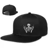 Cappelli Snapback con scheletro nero per uomo cappello piatto da uomo cappelli da uomo Snapback