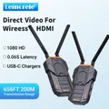 Lemorele Wireless Extender Kit 200M 5.8Ghz Wireless HDMI trasmettitore e ricevitore HDMI Extender