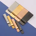 5 pz/lotto clip per cravatta in acciaio inossidabile lucidato a specchio clip per soldi spazzolato
