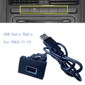 1PC adattatore di ingresso USB per auto Audio Radio U-disk Flash Socket cavo di interfaccia per VW