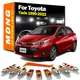 MDNG Canbus LED Interni Cupola Mappa Luce Kit Per Toyota Yaris 1999-2014 2015 2016 2017 2018 2019