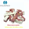 10Pcs nuovo prodotto HUANO Silent Micro Switch bianco 10 milioni di giallo 20 milioni di Mouse per