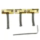 Selle da ponte in ottone compensato in stile Vintage wilfreddy WTB 54mm per ponte per chitarra elettrica Telecaster Tele TL (Set di 3)