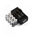 ICR16340 Batteria ricaricabile CR123A 123A CR17345 17345 2200 mah 3.7 V Batteria Al Litio + 1 pz