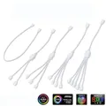 Bianco 3pin/4Pin RGB ARGB SYNC 1 a 1/2/3/4/5 Ventola LED Stripe Cavo di prolunga Scheda madre Controllo della luce per M/B ASUS GIGABYTE