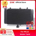 CVK Moto Alluminio Nero Radiatore Del Dispositivo di Raffreddamento di Raffreddamento Serbatoio di Acqua Per HONDA CBR250 MC22 CBR250RR NC22 CBR 250 RR MC19 MC 19 22