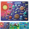 Feltro Story Board sistema solare feltro Story Board Kit riutilizzabile feltro Board Sea-life Story