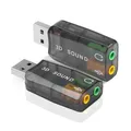 Scheda audio USB Mini scheda audio esterna Interfaccia USB a 3,5 mm Adattatore audio stereo per Win