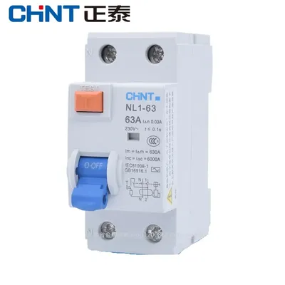 CHINT NL1-63 1P+N 2P 63A 40A 25A 30MA RCCB Interruttore elettronico per perdite elettriche