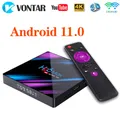 VONTAR H96 MAX Smart TV Box Android 11.0 4GB 64GB 32GB Wifi 4K BT H96MAX 2G16G TVBOX Set top box Lettore multimediale