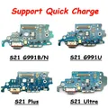 Nuovo Per Samsung S21Ultra G998B S21 G991B S21 Ultra G998B G998N USB Connettore di Ricarica Porta della Scheda Dock Cavo Della Flessione Con Microfono