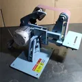110 V/220 V 750 W Levigatrice a nastro elettrica Verticale E Orizzontale Levigatrice a nastro a doppio uso Lucidatrice Rettificatrice Smerigliatrice a nastro