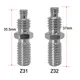 Vite da 1/4 a 3/8 pollici Testa a sfera Monopiede Asse inferiore Vite di conversione Accessori per fotografia Adattatore per montaggio su fotocamera per treppiede Dslr