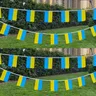 • 5.5M 20pcs/Flag ucraina String Flag ucraina appeso Mini Flag Window Flag