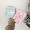 Custodia per auricolari portatile Sanrio da 9,5 cm * 13,5 cm Mini custodia per cuffie con cerniera rotonda per schede di memoria Auricolari Cavo USB Organizer