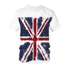 The Union Flag t-Shirt The Union Jack 3d Print Uk Tshirt top uomo donna Fashion Hip Hop Tees Shirt