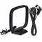 Antenna radio FM per ricevitore stereo Antenna FM da 75 Ohm e antenna AM Loop compatibile con ricevitore radio stereo domestico