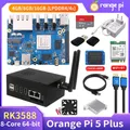 Orange Pi 5 Plus 4GB 8GB 16GB RAM Rockchip RK3588 2.5G Dual Ethernet Custodia acrilica opzionale
