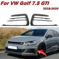 Per VW Golf 7.5 GTI 2018 2019 2020 Accessori Auto Paraurti Anteriore Fendinebbia Telaio di Copertura Anteriore Della Lampada Della Nebbia Aperta Griglia di Sfiato decorare