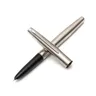 Punta finanziaria 0.38mm penna stilografica Extra Fine colore argento freccia Clip penne a