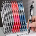 Set di penne gel retrattili Sofia Penna a sfera con inchiostro nero/rosso/blu per ricariche di scrittura Accessori per ufficio Materiale scolastico di cancelleria