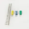 Biurlink Auto MINI ISO Tre Colori Connettore ISO Spina Verde Blu Giallo MINI ISO 20Pin per Volkswagen Renault Fiat 3 Pz/set