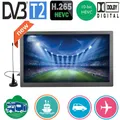 Ricaricabile LEADSTAR D16 15.4 pollici portatile Mini TV digitale supporto DVB-T2 ISDBT ATSC Hevc H265 codice 10Bit auto cucina TV Dolby