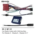Upindo Cavo autoradio Adattatore scatola CAN-Bus per Mazda 3 6 CX-7 Presa connettore di alimentazione cablaggio