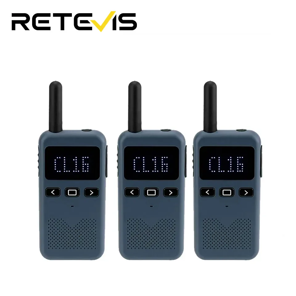Walkie Talkie Mini Retevis USB Tipo C Telefono RB619 PMR 446 Radio Walkie-talkie 3 pezzi Radio bidirezionale Radio portatile PTT Hotel