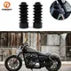 39mm copri forcella anteriore moto ghette gatori stivali lunghi in gomma per Harley Davidson