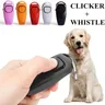 2 In 1 Pet Dog Clicker Dog Training Whistle Clicker Dog Trainer Puppy Stop Barking Training