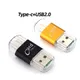 Mini adattatore OTG 2 in 1 tipo C 3.1 Lettore di schede Micro SD con memoria TF USB 2.0