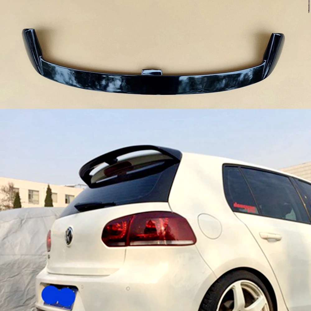 Car Styling plastica ABS non verniciato Primer posteriore tronco ala tetto Spoiler decorazione per Volkswagen VW Golf 6 2010 2011 2012 2013