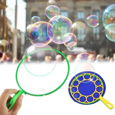 Giocattoli per bambini di qualità divertimento all'aperto bambini Bubble Wand Blower Set Big Bubble