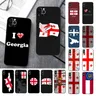Custodia per telefono bandiera Georgia per iPhone 13 11 12 pro XS MAX 8 7 6 6S Plus X 5 5S SE 2020