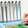 3pcs Oil Pastel Special Rub Pen Soft Head Transition Sponge Ball Smudge Pen Smudge Painting Brush