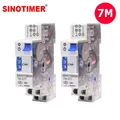 18mm modulo singolo 20 minuti o 7 minuti intervallo DIN Rail interruttore Timer scala per