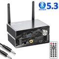 Trasmettitore ricevitore Bluetooth 5.3 Stereo a bassa latenza AUX Jack da 3,5 mm Adattatore audio musicale coassiale ottico wireless USB per TV PC
