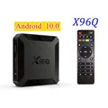 X96Q Android 10.0 Smart TV Box 4K Allwinner H313 Quad Core 1G 8G 2G 16G 2.4G Wifi Netflix Youtube H.265 lettore multimediale Full HD