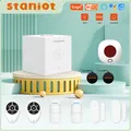 Staniot WiFi Kit sistema di allarme SecCube 3 Tuya Smart Home Security Protection Support tag RFID Wireless Siren APP telecomando,Batteria integrata da 1000 mAh, 12 ore di standby
