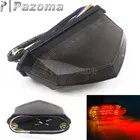 Fanale posteriore a LED per moto Luci di stop per freno Indicatori di direzione per moto per Harley Bobber Chopper Lampada posteriore per fanale posteriore rosso per moto personalizzata