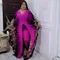 Set di pantaloni a 2 pezzi abiti Maxi abiti africani per donna abiti da festa 2021 estate Chiffon stampa Eid Kaftan Abaya Dubai