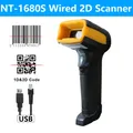 Lettore di codici a barre Lettore di codici a barre 1D 2D wireless/cablato Immagine QR PDF417 Pistola per codici a matrice dati RS232 Bluetooth