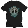 Yggdrasil T Shirt World Tree Men top Fashion Pattern Tee 2022 Summer Brand T-Shirt Odin Aesir Nordic