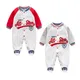 Neonato bambino Baseball vestiti 0 3 6 9 12 mesi Boston manica lunga Footies bambino ragazzo vestiti