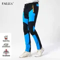 New Mens Splicing pantaloni da Trekking elastici Sport all'aria aperta Quick Dry antivento Trekking