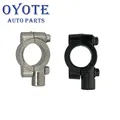 OYOTE 22mm/25mm Morsetto per staffa manubrio M8/M10 Filettatura Morsetto per montaggio specchietto retrovisore per moto Adattatore per supporto specchietto retrovisore Argento/Nero