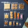 LBSISI Life 100pcs Dot Cookie Candy Hot Seal Bag Snowflake Cake torrone Package Small Cranberry